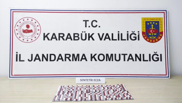 Operasyonda 224 Adet Sentetik Hap Ele Geçirildi