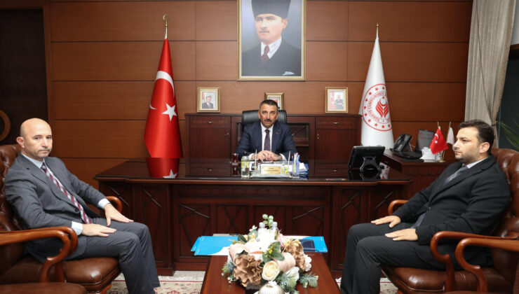 Vali Hacıbektaşoğlu, BAKKA Genel Sekreterini kabul etti