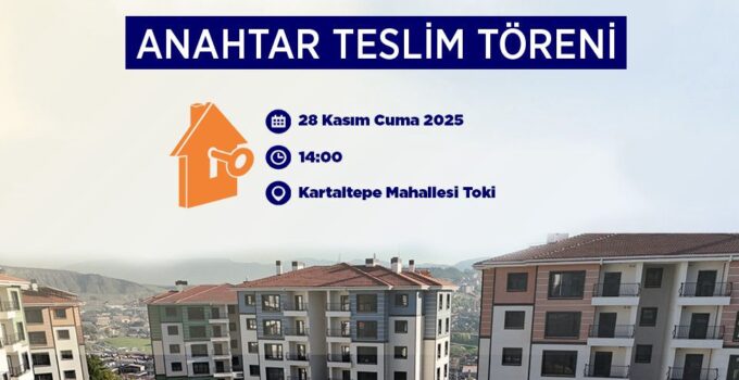 Kartaltepe TOKİ’de Anahtarlar Yarın Teslim Ediliyor