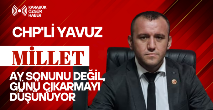 “Millet Günü Çıkarmanın Derdinde”