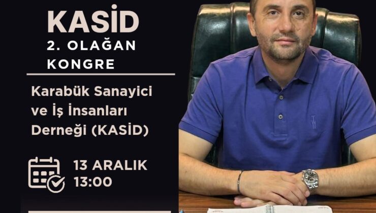 KASİD Kongresi 13 Aralık’ta: Kurucu Başkan İpek Aday