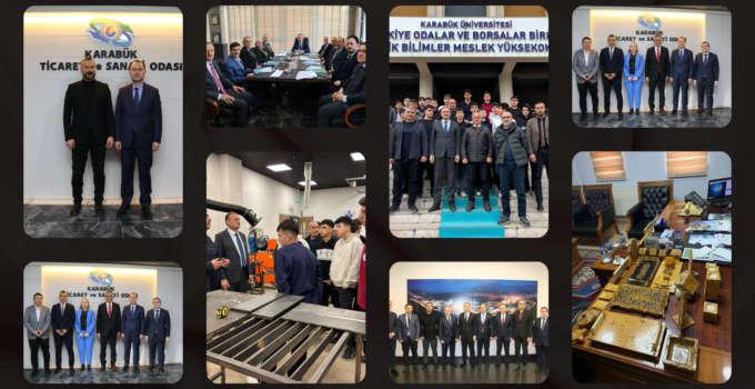 Karabük TSO Ocak ayında sanayi, istihdam ve lojistik odaklı çalıştı