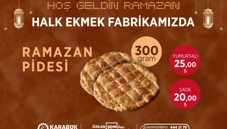 Halk Ekmek’te ramazan pidesi fiyatı belli oldu