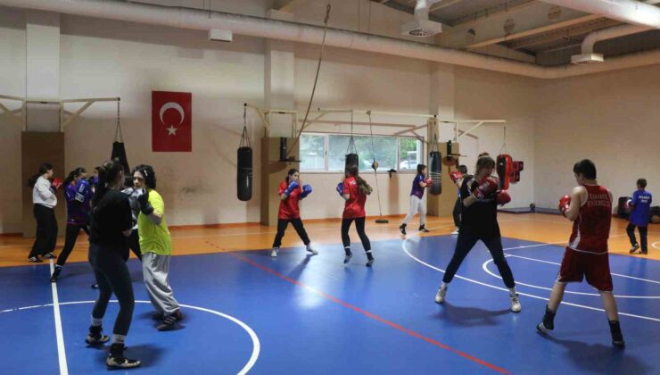 Genç boksörler milli takımı hedefliyor
