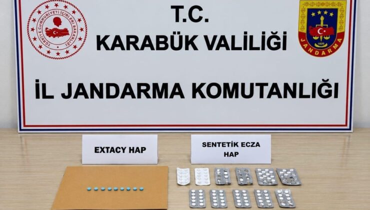 Karabük’te 241 adet uyuşturucu hap ele geçirildi