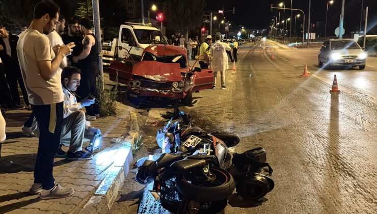 Cinayet gibi kaza: Motosikletli ağır yaralı
