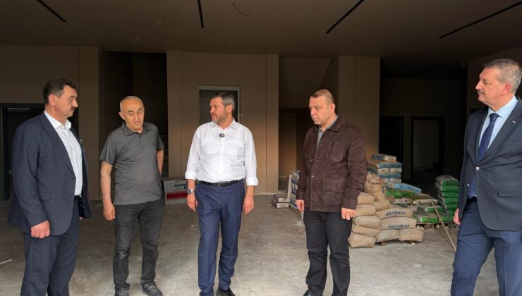 Başkan Çetinkaya, Aktif Yaş Alma Merkezi inşaatını inceledi