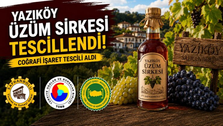 Karabük’ün 10’uncu coğrafi işaretli ürünü “Yazıköy Üzüm Sirkesi” oldu