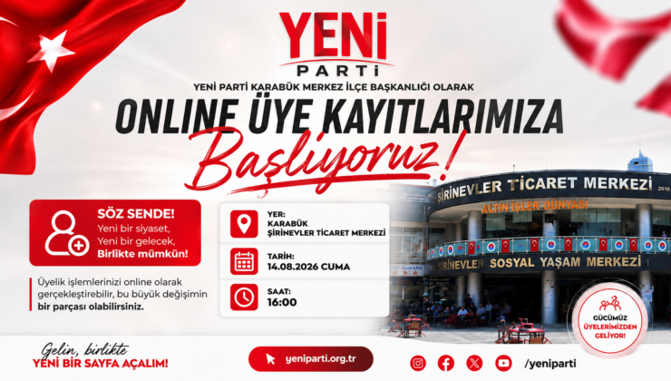 Merkez İlçe online üye kayıt sürecini başlatıyor
