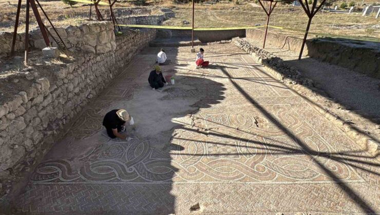 4. yüzyıla ait eşsiz mozaiklerin bulunduğu yapının restorasyonu tamamlandı